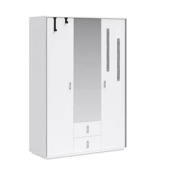 Phoenix White 3 Kapılı Dolap